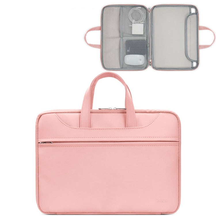 Baona BN-Q006 PU Leather Full Opening Laptop Handbag, For 11/12 inches, For 13/13.3/14 inches, For 15/15.6 inches, For 16/17 inches
