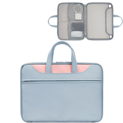 Baona BN-Q006 PU Leather Full Opening Laptop Handbag, For 11/12 inches, For 13/13.3/14 inches, For 15/15.6 inches, For 16/17 inches