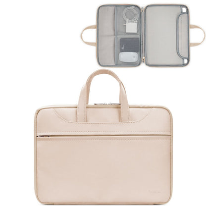 Baona BN-Q006 PU Leather Full Opening Laptop Handbag, For 11/12 inches, For 13/13.3/14 inches, For 15/15.6 inches, For 16/17 inches