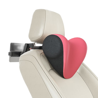 A09 Car Seat Headrest Memory Foam Comfortable Neck Pillow, Style:, With Stand  (Coffee), With Stand  (Blue), With Stand  (Gray), Without Stand (Black), Without Stand (White), Without Stand (Pink), With Stand (Black), Without Stand (Coffee)             ...