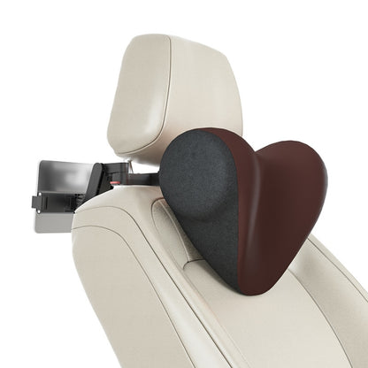 A09 Car Seat Headrest Memory Foam Comfortable Neck Pillow, Style:, With Stand  (Coffee), With Stand  (Blue), With Stand  (Gray), Without Stand (Black), Without Stand (White), Without Stand (Pink), With Stand (Black), Without Stand (Coffee)             ...