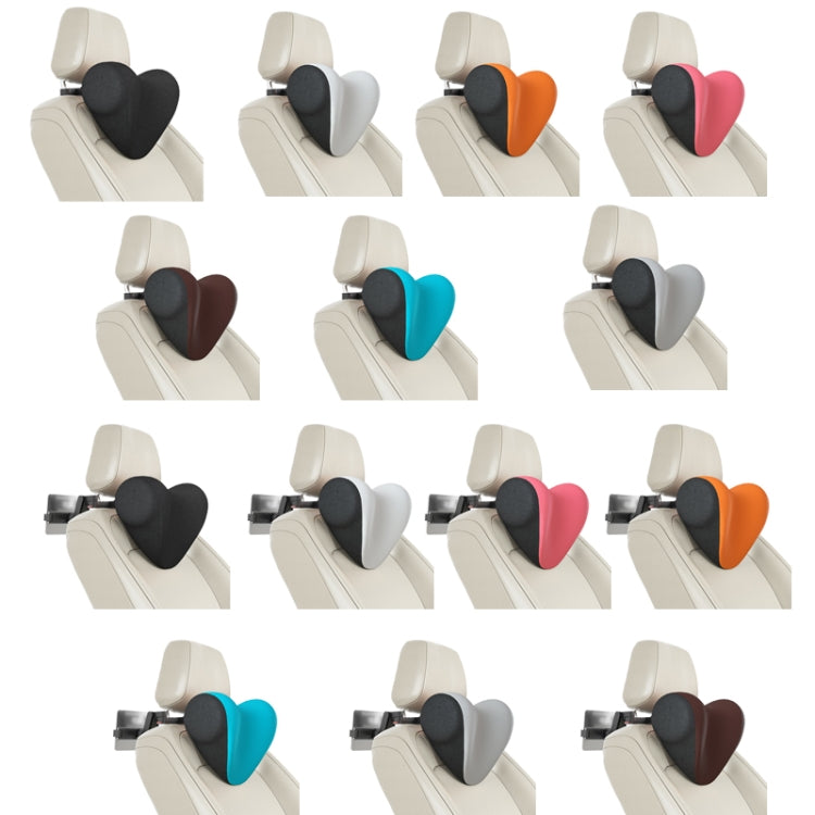 A09 Car Seat Headrest Memory Foam Comfortable Neck Pillow, Style:, Without Stand (Gray), With Stand  (Pink), With Stand  (Coffee), With Stand  (Blue), With Stand  (Gray), Without Stand (Black), Without Stand (White), Without Stand (Pink)               ...