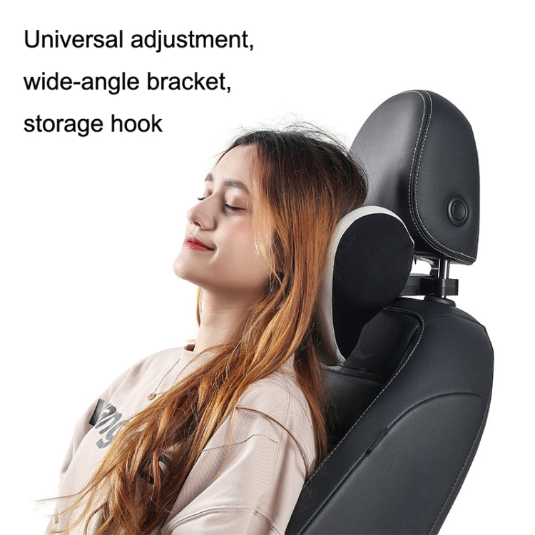 A09 Car Seat Headrest Memory Foam Comfortable Neck Pillow, Style:, Without Stand (Gray), With Stand  (Pink), With Stand  (Coffee), With Stand  (Blue), With Stand  (Gray), Without Stand (Black), Without Stand (White), Without Stand (Pink)               ...