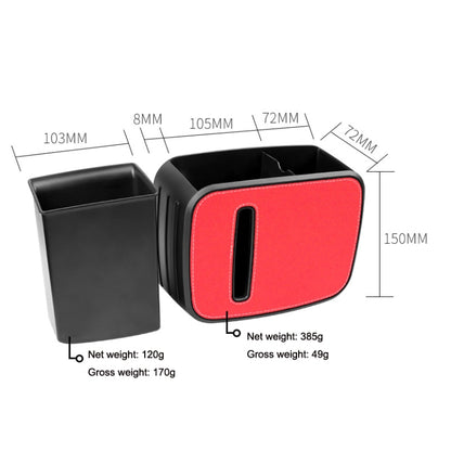 Car Drain Tissue Box Umbrella Storage Pocket Bag Storage Box Car Trash Can