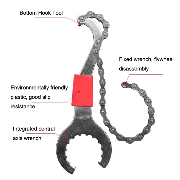 Bicycle Maintenance Tool Set, Tool + 20 Teeth + 35 Grams, Tool + 20 Teeth + 35 Grams + Interceptor, Tool + Interceptor + 35 Grams + Mid -Axis Sleeve, Interceptor + 20 Teeth + 35 Grams, Tool + 20 Teeth + 35 Grams + Wrench