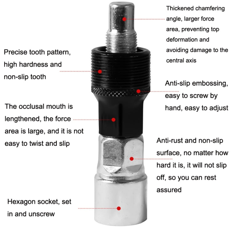 Bicycle Maintenance Tool Set, Tool + 20 Teeth + 35 Grams, Tool + 20 Teeth + 35 Grams + Interceptor, Tool + Interceptor + 35 Grams + Mid -Axis Sleeve, Interceptor + 20 Teeth + 35 Grams, Tool + 20 Teeth + 35 Grams + Wrench