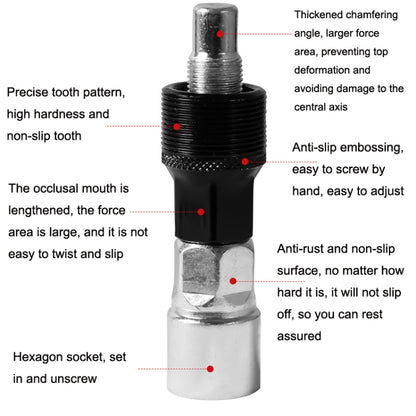 Bicycle Maintenance Tool Set, Tool + 20 Teeth + 35 Grams, Tool + 20 Teeth + 35 Grams + Interceptor, Tool + Interceptor + 35 Grams + Mid -Axis Sleeve, Interceptor + 20 Teeth + 35 Grams, Tool + 20 Teeth + 35 Grams + Wrench