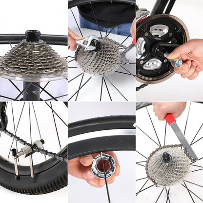 Bicycle Maintenance Tool Set, Tool + 20 Teeth + 35 Grams, Tool + 20 Teeth + 35 Grams + Interceptor, Tool + Interceptor + 35 Grams + Mid -Axis Sleeve, Interceptor + 20 Teeth + 35 Grams, Tool + 20 Teeth + 35 Grams + Wrench