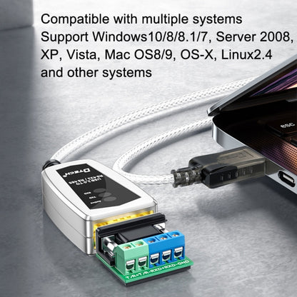 DTECH DT-5019 USB To RS485/422 Industrial Converter Serial Line Communication Adapter, DT-5019 1.2m