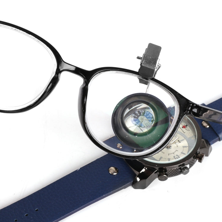 Clip On Eyeglass Magnifier Watch Repair Tool Loupes Magnifying Lens, 5X, 10X, 20X