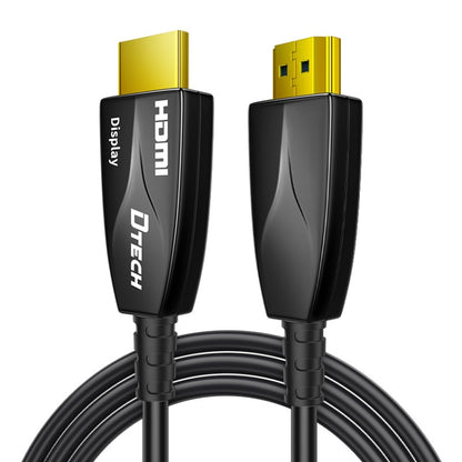 DTECH HDMI 2.0 Version Fiber Optical Line 4K 60Hz Large Screen TV Engineering Wiring, Length:, 2m, 5m, 10m, 15m, 20m, 25m, 30m, 35m, 40m, 50m, 60m, 70m, 80m, 90m, 100m