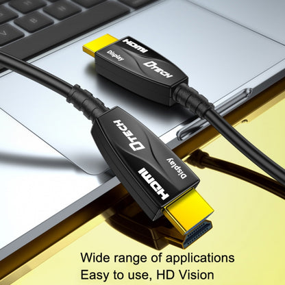 DTECH HDMI 2.0 Version Fiber Optical Line 4K 60Hz Large Screen TV Engineering Wiring, Length:, 2m, 5m, 10m, 15m, 20m, 25m, 30m, 35m, 40m, 50m, 60m, 70m, 80m, 90m, 100m