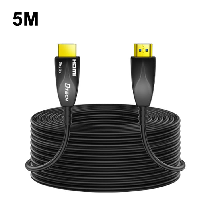 DTECH HDMI 2.0 Version Fiber Optical Line 4K 60Hz Large Screen TV Engineering Wiring, Length:, 2m, 5m, 10m, 15m, 20m, 25m, 30m, 35m, 40m, 50m, 60m, 70m, 80m, 90m, 100m