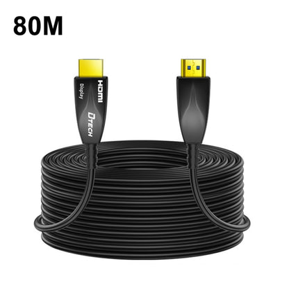 DTECH HDMI 2.0 Version Fiber Optical Line 4K 60Hz Large Screen TV Engineering Wiring, Length:, 2m, 5m, 10m, 15m, 20m, 25m, 30m, 35m, 40m, 50m, 60m, 70m, 80m, 90m, 100m