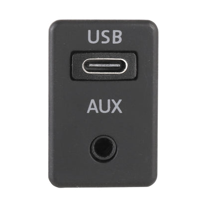 Car Universal Modified Type-C+AUX Interface Charging Use Extension Seat, Type-C+AUX