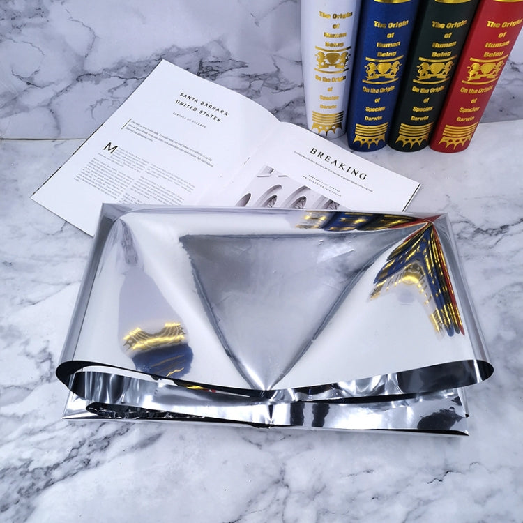 Photo Photography Background Paper Wrinkled Reflective Tin Foil Paper, Reflective Paper 1x5m