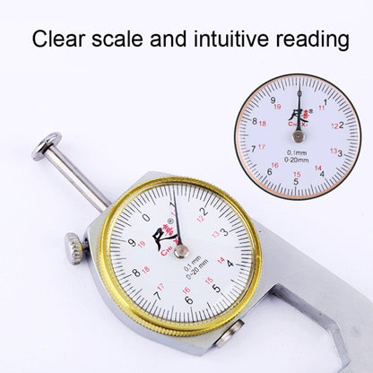 CHIXI Handheld Thickness Gauge Paper Thickness Gauge, Ordinary  0-10mm Flat Head, Mid-range  0-10mm Pointed Head, Mid-range  0-10mm Flat Head, Mid-range 0-10mm Curved Point
