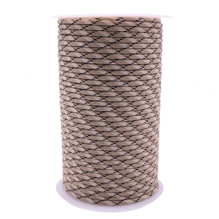 100m 9 Core 550 Umbrella Rope Outdoor Camp Rescue Bundle Tent Rope Mountain Rope, 100m Desert, 100m Orange, 100m Black, 100m Green, 100m Khaki, 100m Brown