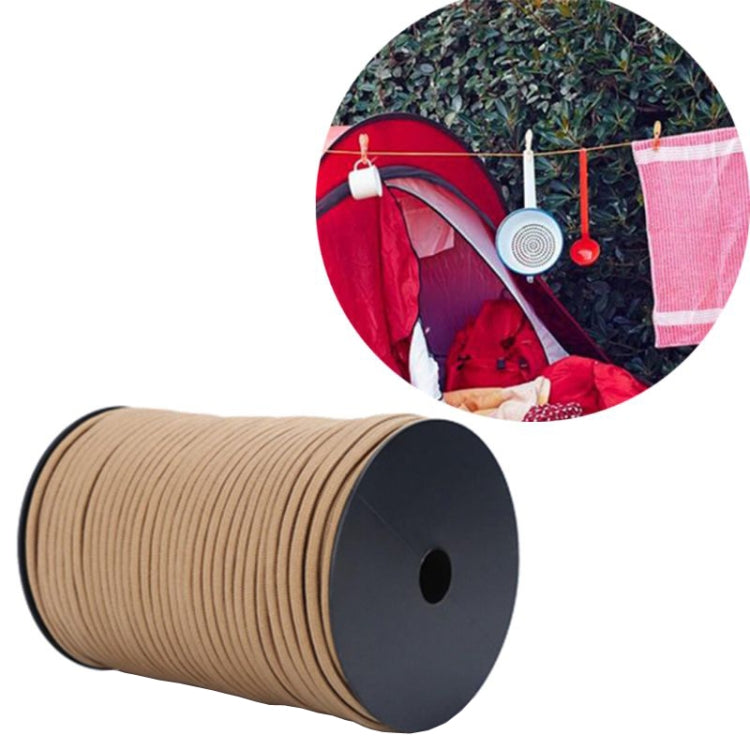 100m 9 Core 550 Umbrella Rope Outdoor Camp Rescue Bundle Tent Rope Mountain Rope, 100m Khaki, 100m Brown, 100m Desert, 100m Orange, 100m Black, 100m Green
