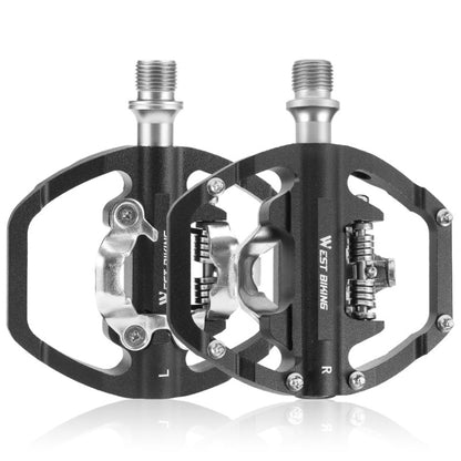 WEST BIKING Mountain Bike Dual-purpose Self-locking Aluminum Alloy Pedals, YP0802089