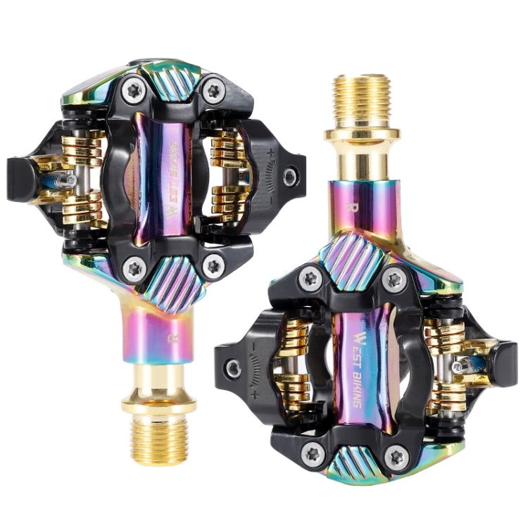 WEST BIKING Mountain Bike Self-locking Lightweight Aluminum Alloy Pedal, YP0802087