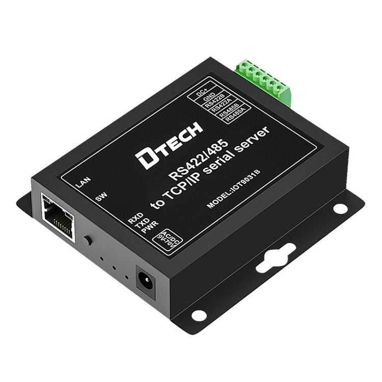 DTECH IOT9031B RS485/422 To TCP/IP Ethernet Serial Port Server, CN Plug, IOT9031B RS485/422 To TCP/IP