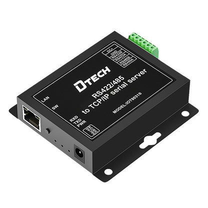 DTECH IOT9031B RS485/422 To TCP/IP Ethernet Serial Port Server, CN Plug, IOT9031B RS485/422 To TCP/IP