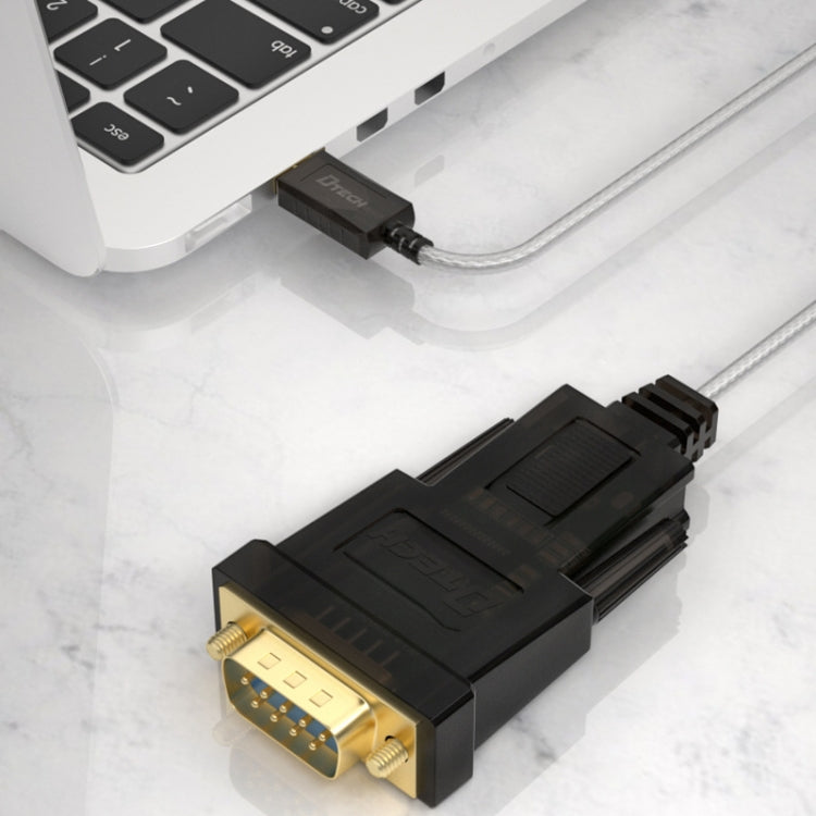 DTECH DT-5002F 1m USB To RS232 Serial Line DB9 Needle COM Port, 1m