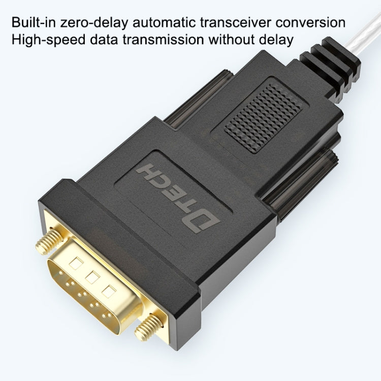 DTECH DT-5002F 1m USB To RS232 Serial Line DB9 Needle COM Port, 1m