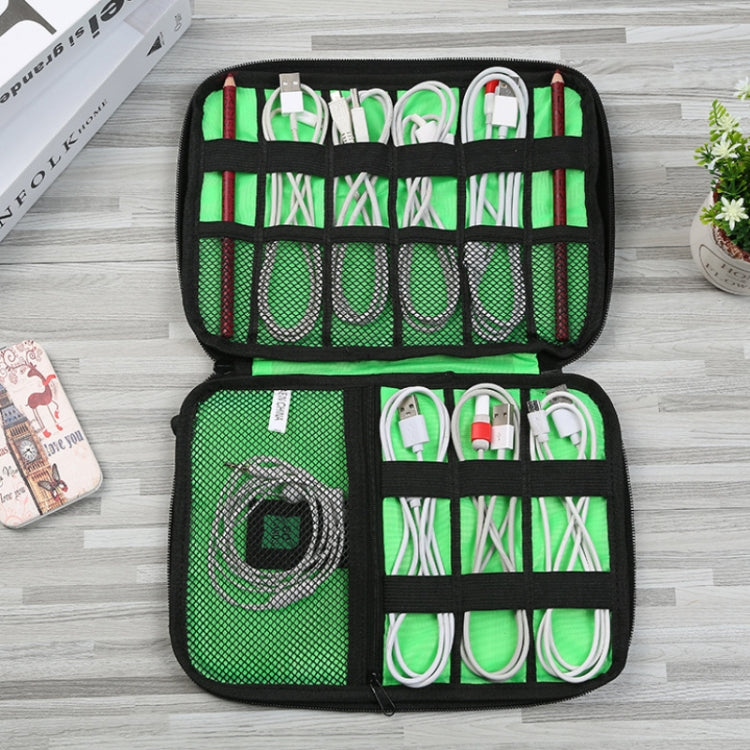 Multifunctional Portable Mobile Phone Digital Accessories U Disk Storage Bag, Blue, Black, Green, Grey, Navy, Orange, Rose Red, Royal Blue, Purple, Pink