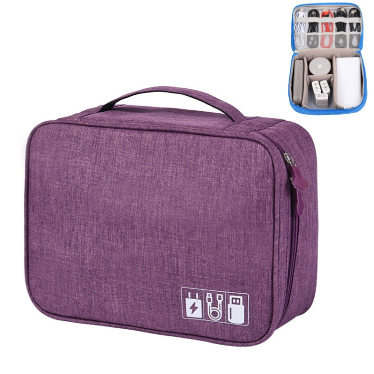 Multifunctional Cationic Digital U Disk Data Cable Storage Bag, a15 Grey, a15 Wine Red, a15 Navy, a15 Blue, a15 Purple