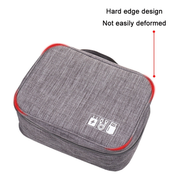 Multifunctional Cationic Digital U Disk Data Cable Storage Bag, a15 Grey, a15 Wine Red, a15 Navy, a15 Blue, a15 Purple