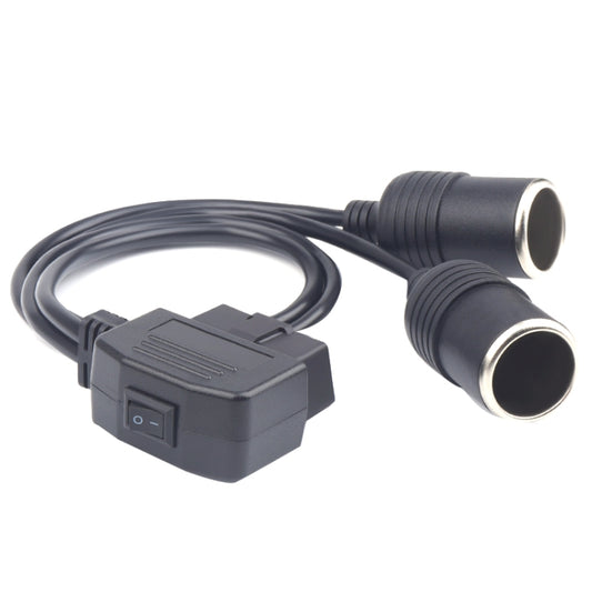 Car OBD To Cigarette Lighter Female Seat Driving Recorder Power Cord, 50cm, 60cm