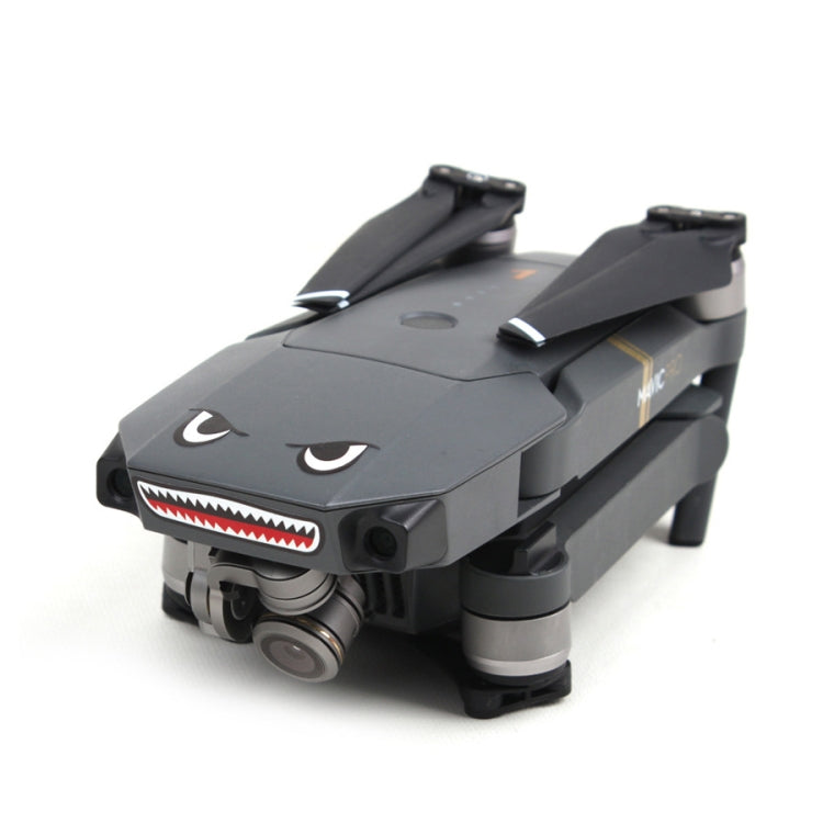3 Sets Drone Shark Emoticon Body Sticker Battery Sticker