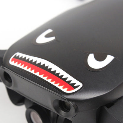 3 Sets Drone Shark Emoticon Body Sticker Battery Sticker