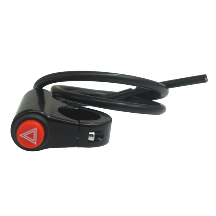 2PCS KG-037E Motorcycle Double Flash Warning Switch Retrofit Accessories, Double Flash Warning