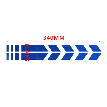 10 PCS Car Stripe Reflective Sticker Motorcycle Fender Arrow Stickers, 10 PCS Green, 10 PCS range, 10 PCS Black, 10 PCS Silver, 10 PCS Red, 10 PCS Blue, 10 PCS Yellow