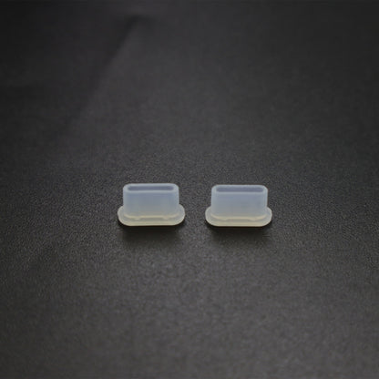 2 Sets Drone Body Remote Control Charging Port Dust Plug for DJI Mini 3 Pro, Transparent, Black, Transparent+Black