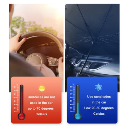 Car Windshield Telescopic Folding Thermal Insulation Parasol, Large, Large+2 PCS Side Sun Block, Small, Open Style Large, Open Style Small, Silver Coated Large, Silver Coated Small