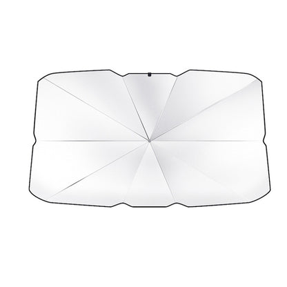 Car Windshield Telescopic Folding Thermal Insulation Parasol, Large, Large+2 PCS Side Sun Block, Small, Open Style Large, Open Style Small, Silver Coated Large, Silver Coated Small