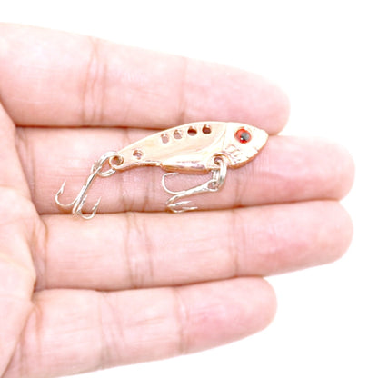1 Set HENGJIA VIB013 Metal VIB Fake Bait Electroplated Hard Bait, 3.5cm 3g, 4cm 7g, 5.5cm 11g