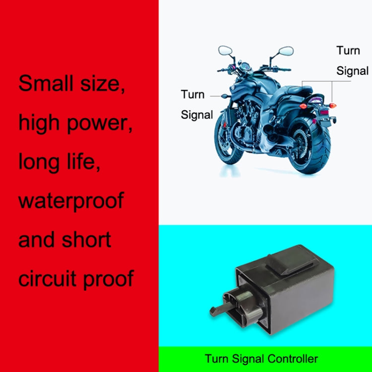 3PCS Motorcycle Flasher Turn Signal Controller, SGQ0028