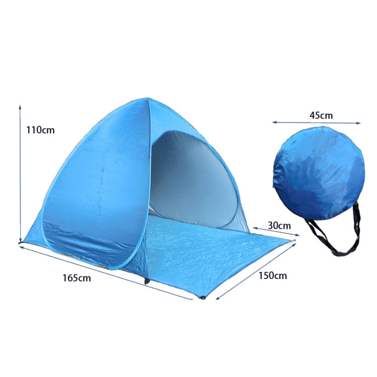 Automatic Instant Pop Up Tent Potable Beach Tent，Size:, 150x165x110cm, 200x165x130cm
