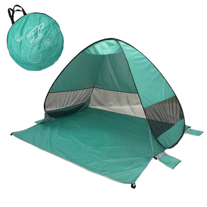 Automatic Instant Pop Up Tent Potable Beach Tent,Size:, Red, Green, Lake Green, Fluorescent Green, Watermelon, Deep Blue Stripe, Orange Stripe, Lake Green Stripe, Pink Stripe