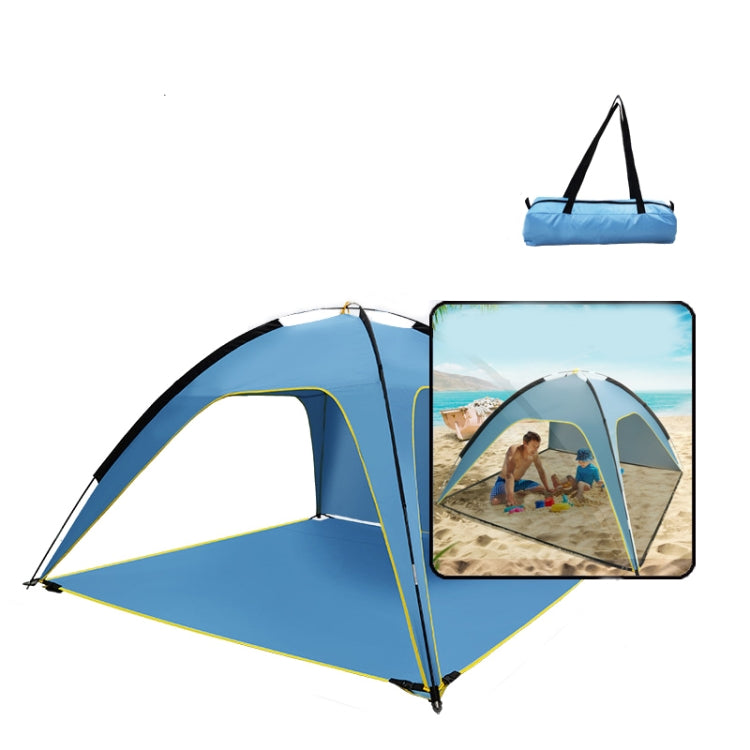 3 Sides Ventilated Spacious Outdoor Big Tent Sunscreen Rainproof Tent,Style:, Detachable Base Fabric, Ordinary