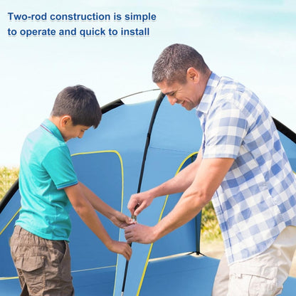 3 Sides Ventilated Spacious Outdoor Big Tent Sunscreen Rainproof Tent,Style:, Detachable Base Fabric, Ordinary