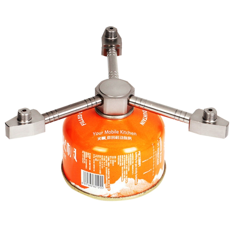 Outdoor Camping 3 In 1 Self-closing Aluminum Alloy Stove Adapter Tool, 3 In 1 Stove Adapter