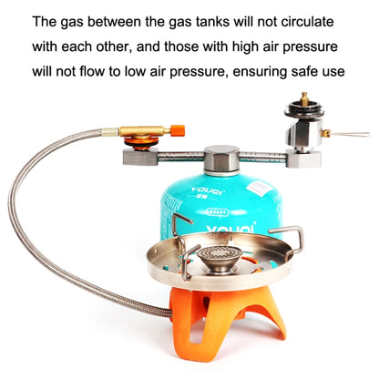 2 In 1 Outdoor Camping Aluminum Alloy Gas Tank Conversion Head Tool, 2 In 1 Gas Tank Conversion Head