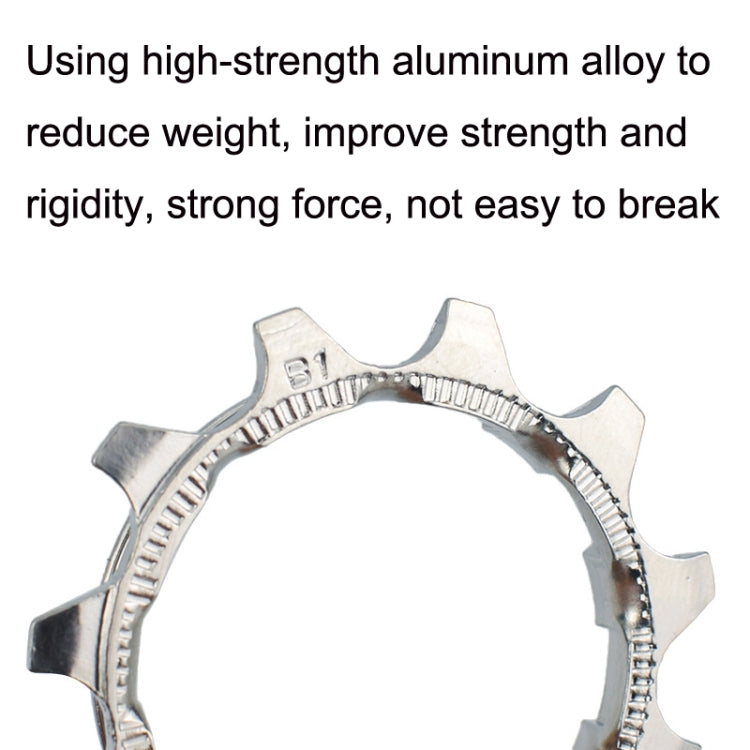 VG Sports Bike Lightweight Wear -Resistant Freewheel Patches, Style: 11T (Silver), 11T (Silver), 11T (Gold), 9/10 Speed 12T (Silver), 8 Speed 13T (Silver), 9 Speed 13T (Silver), 10 Speed 13T (Silver), 11 Speed 13T (Silver), 12 Speed 13T (Silver)