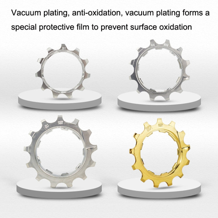 VG Sports Bike Lightweight Wear -Resistant Freewheel Patches, Style: 11T (Silver), 11T (Silver), 11T (Gold), 9/10 Speed 12T (Silver), 8 Speed 13T (Silver), 9 Speed 13T (Silver), 10 Speed 13T (Silver), 11 Speed 13T (Silver), 12 Speed 13T (Silver)